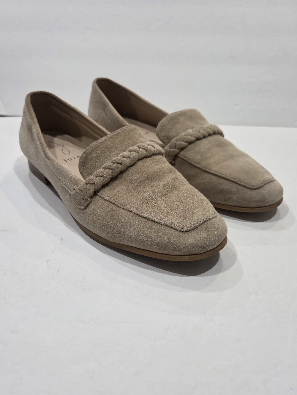 Joie  Suede Loafers - Beige Women's Slip-On Sz.7.5